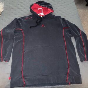 Air Jordan Black Very Vintage Hoodie with Drawstring